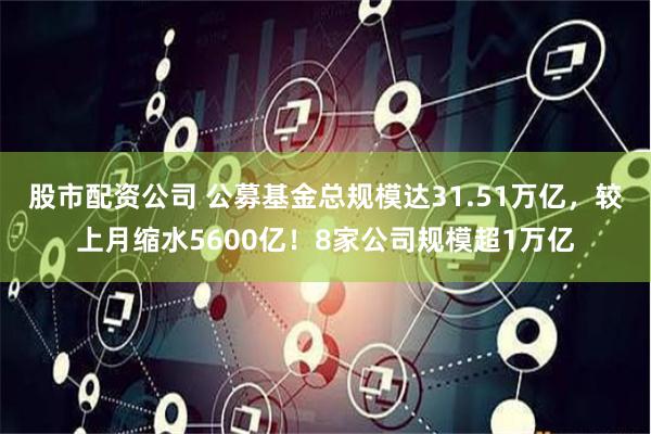 股市配资公司 公募基金总规模达31.51万亿，较上月缩水5600亿！8家公司规模超1万亿